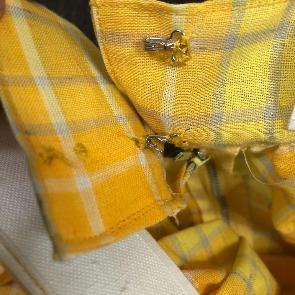 Vintage Plaid Two-Piece Matching Top & Skirt Set